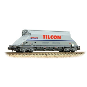 GRAHAM FARISH 377-104A JGA Bogie Hopper with Hopper Cover 'Tilcon' Grey  N GAUGE