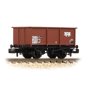 GRAHAM FARISH 377-278B BR 27T Steel Tippler Wagon BR Bauxite (TOPS) [WL] N GAUGE