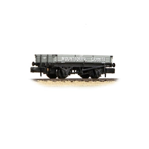 GRAHAM FARISH 377-509 3 Plank Wagon 'Mountsorrel Granite' Grey