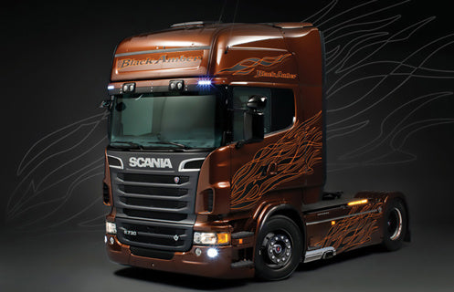 ITALERI 3897 SCANIA R BLACK AMBER Model Kit 1/24 SCALE