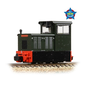 BACHMANN  009 SCALE 392-026 Baguley-Drewry 70hp Diesel Green