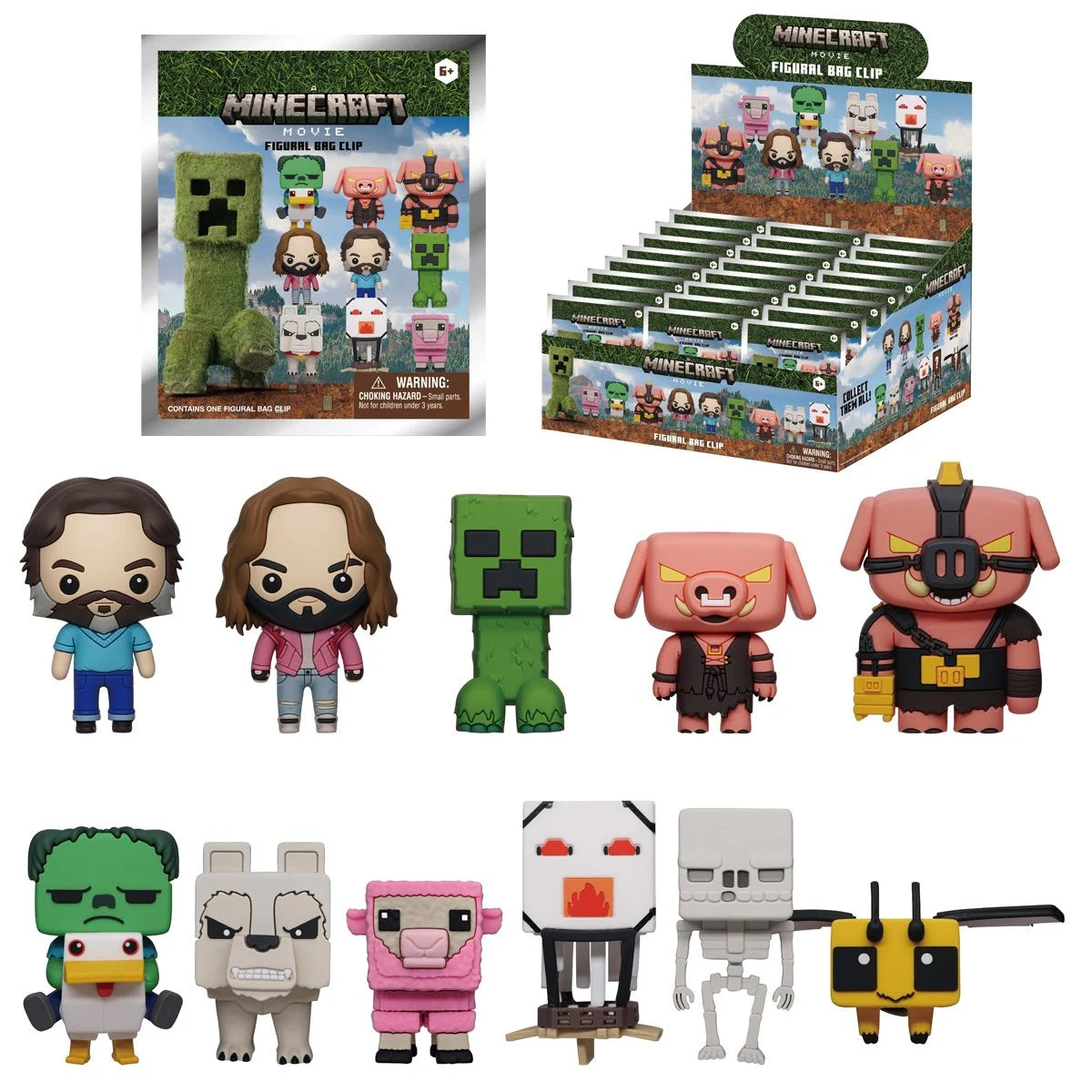 MINECRAFT 37035 MOVIE FIGURE BAG CLIP BLIND BAG