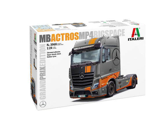 ITALERI 3968 mb actros mp4 bigspace Model Kit 1/24 SCALE