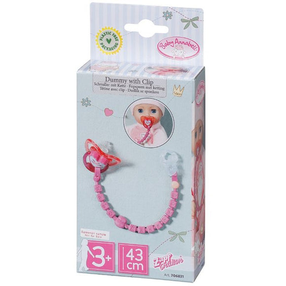BABY ANNABELL 706831 DUMMY WITH CLIP