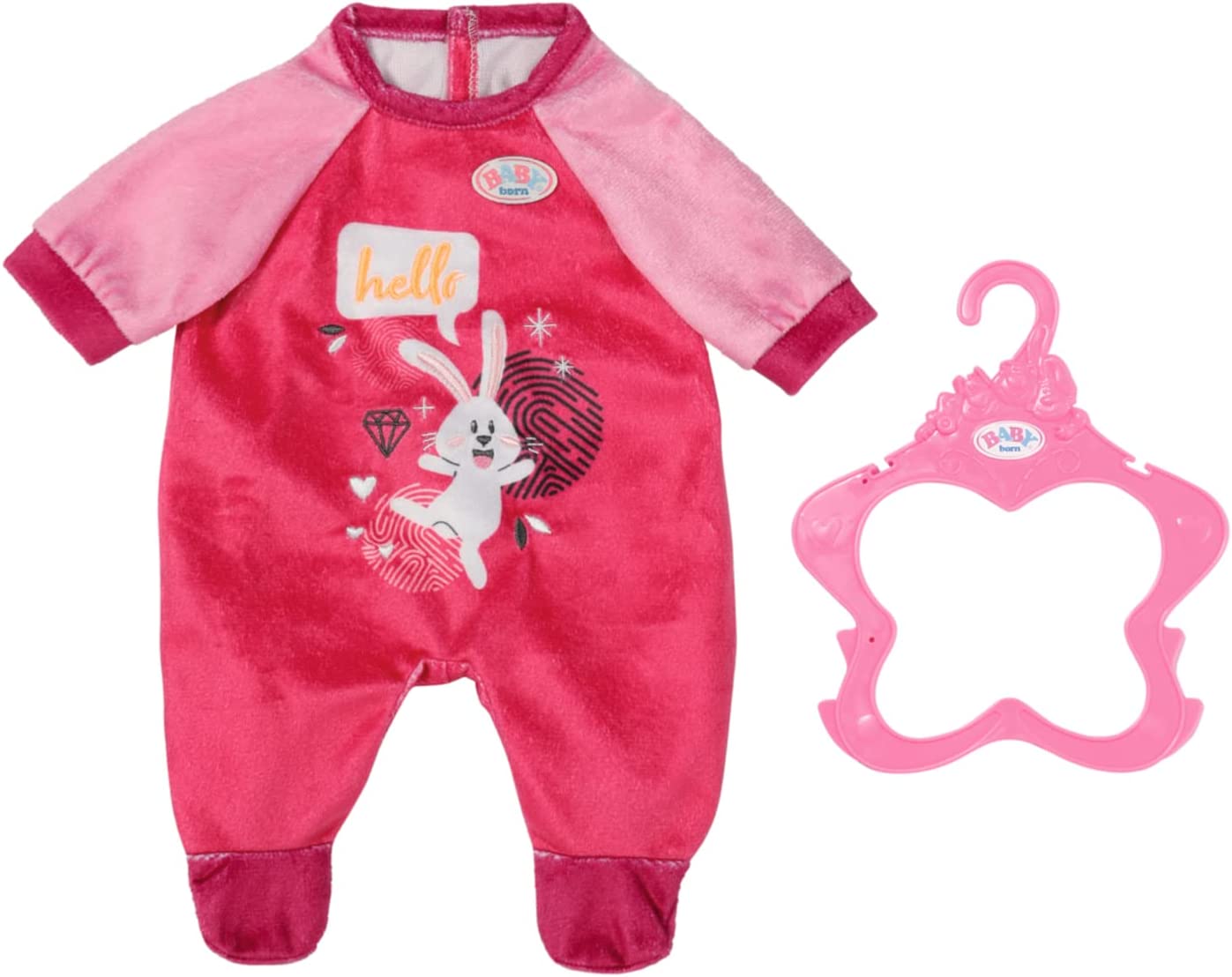 BABY BORN 832646 PINK ROMPER 43CM