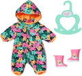 BABY BORN 836323 LITTLE OUTDOOR ONESIE WITH WELLIES 36cm