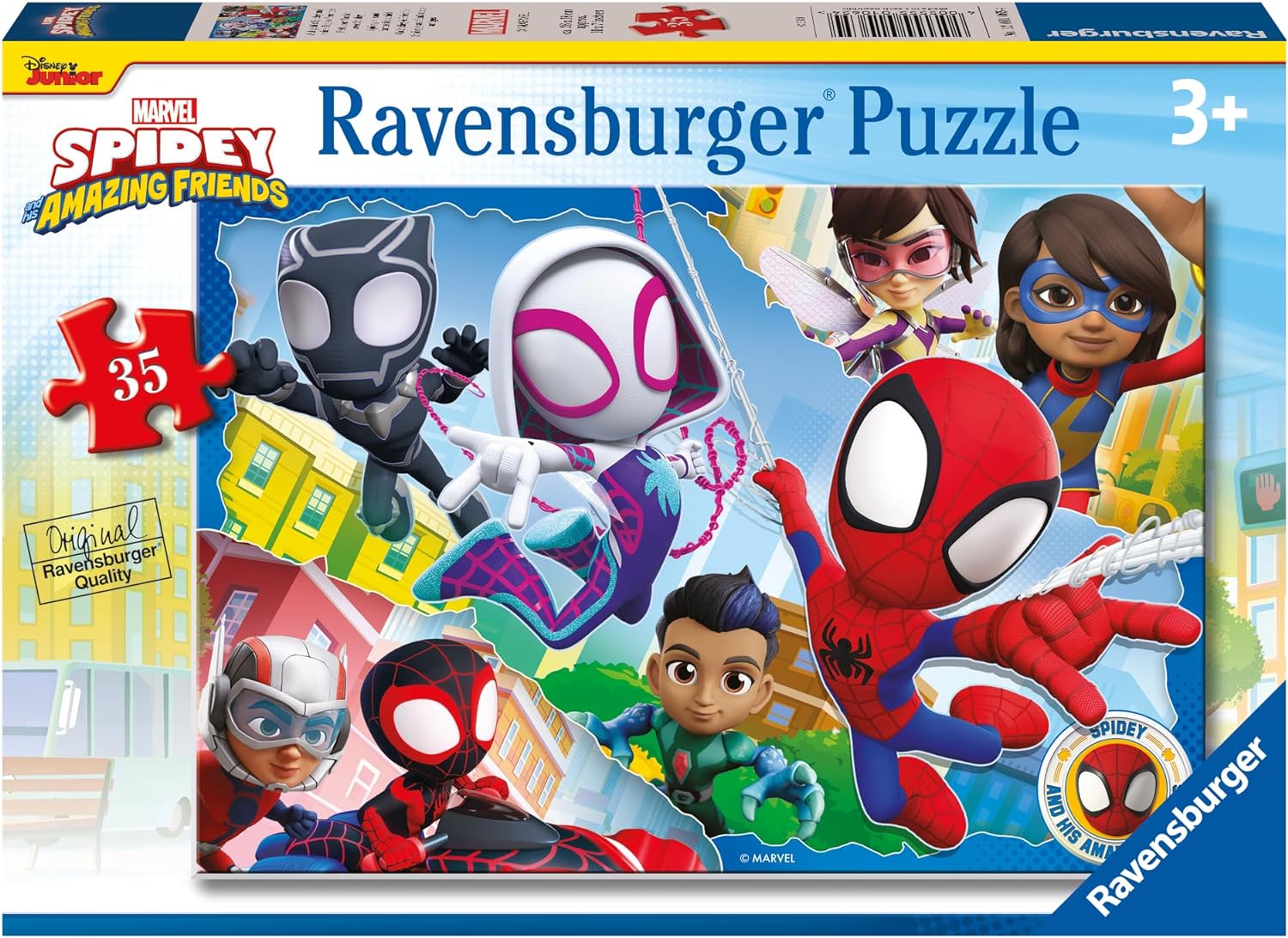 RAVENSBURGER ES1065 SPIDEY AND HIS AMAZING FRIENDS 35 PIECE PUZZLE