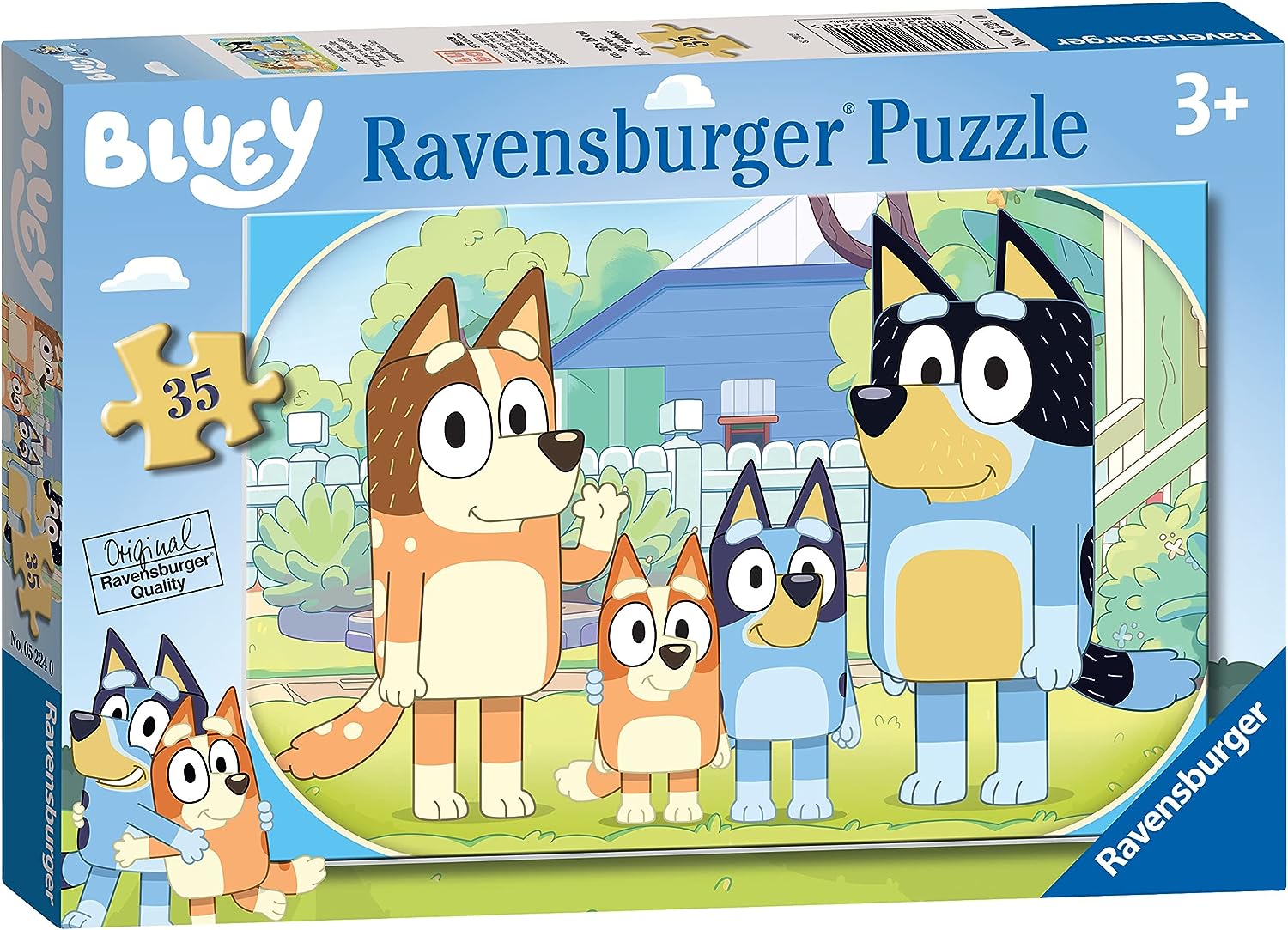 RAVENSBURGER 05224 BLUEY 35 PIECE PUZZLE