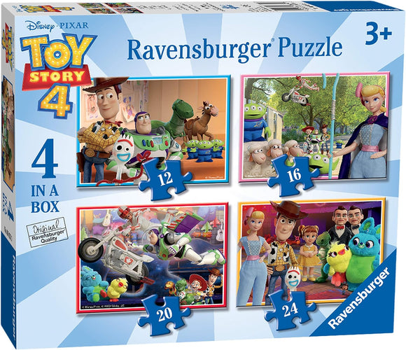 RAVENSBURGER ET6833 TOY STORY 4 4 IN A BOX PUZZLE