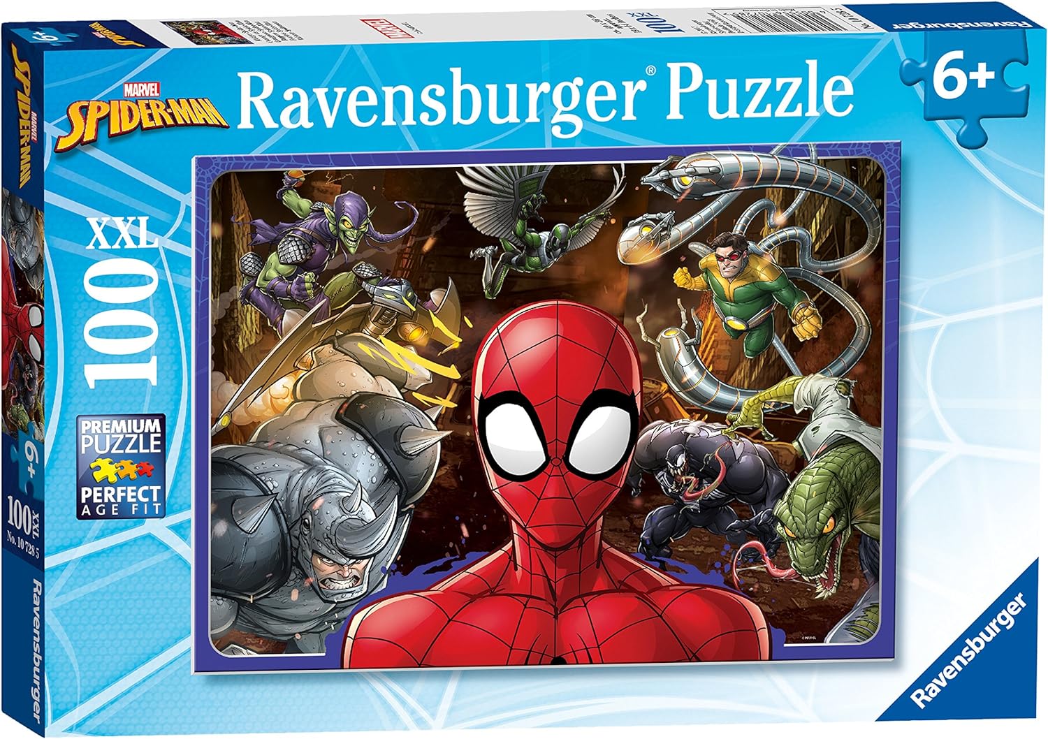RAVENSBURGER ES10728 MARVEL SPIDERMAN 100XXL PIECE PUZZLE