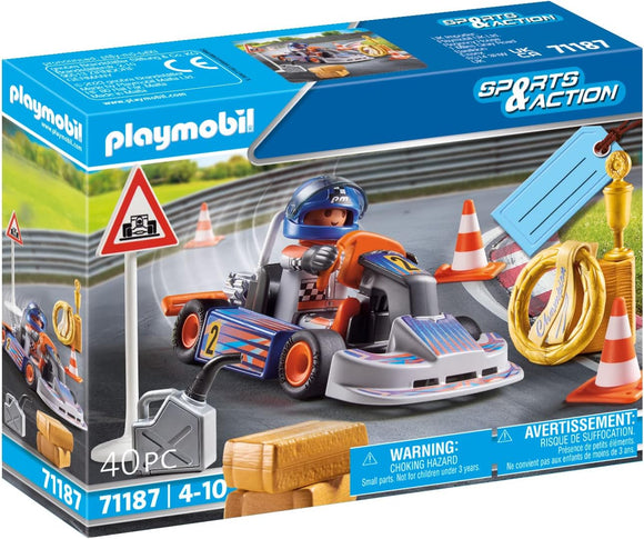 PLAYMOBIL 71187 SPORTS AND ACTION GO-KART RACER