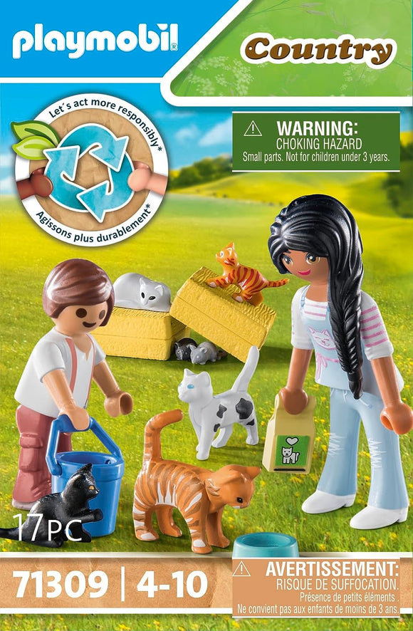 PLAYMOBIL 71309 COUNTRY CAT FAMILY