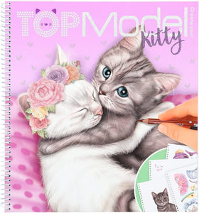 TOP MODEL 0412282 CREATE YOUR KITTY COLOURING BOOK