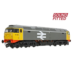 BACHMANN  35-416SF  Class 47/0 47280 BR Railfreight Grey Sound Fitted Loco