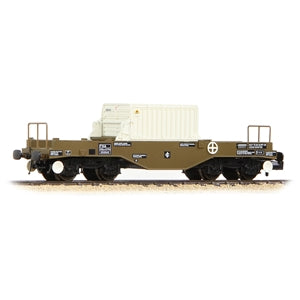 GRAHAM FARISH 377-802A BR FNA Nuclear Flask Wagon with Sloping Floor