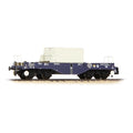 GRAHAM FARISH 377-803 BR FNA Nuclear Flask Wagon with Flat Floor DRS Blue
