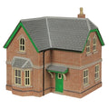SCENECRAFT 44-1025G Railway House - Green & Cream