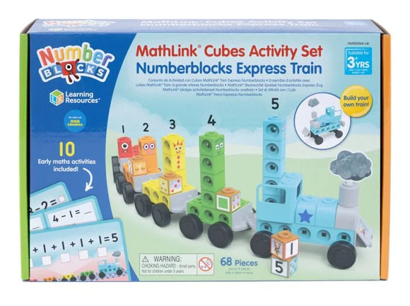 NUMBERBLOCKS 96064 MATHLINK CUBES EXPRESS TRAIN ACTIVITY SET