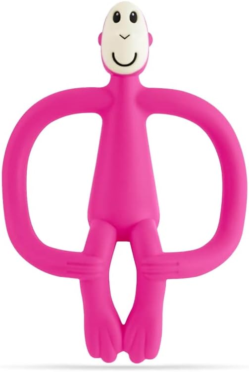 MATCHSTICK MONKEY PINK MONKEY TEETHER