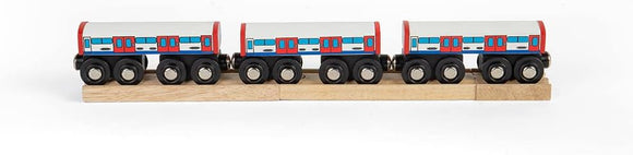 BIGJIGS RAIL BJT487 WOODEN UNDERGROUND TRAIN