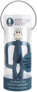 MATCHSTICK MONKEY AIRFORCE BLUE MONKEY TEETHER