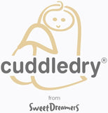 Cuddledry Handsfree Bamboo Baby Towel White