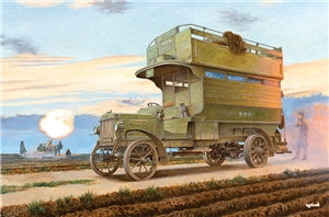 RODEN 732  British Army WWI Type B Omnibus Old Bill Bus 1/72 SCALE