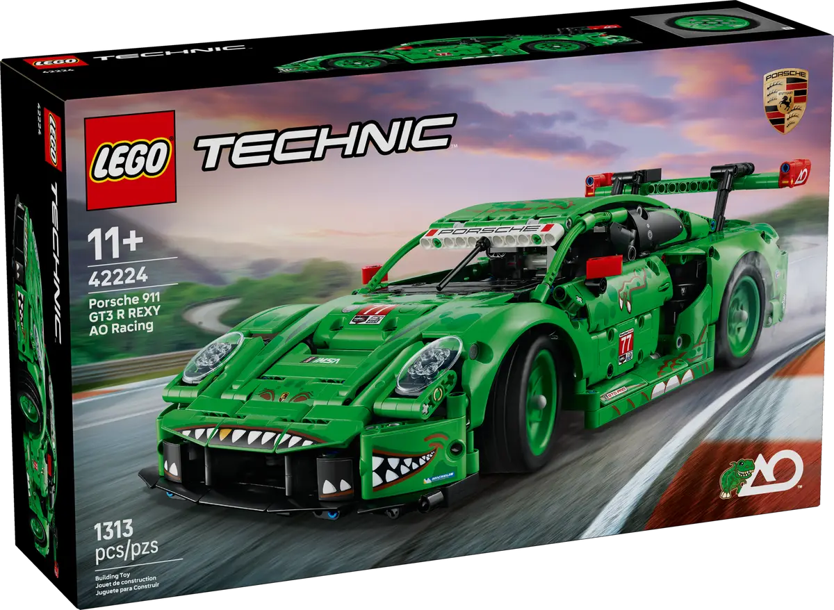LEGO 42224 TECHNIC PORSCHGE 911 GT3 R REXY AO RACING CAR