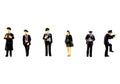 BACHMANN 36-423 1980S BUS CREW AND INSPECTOR OO SCALE FIGURES