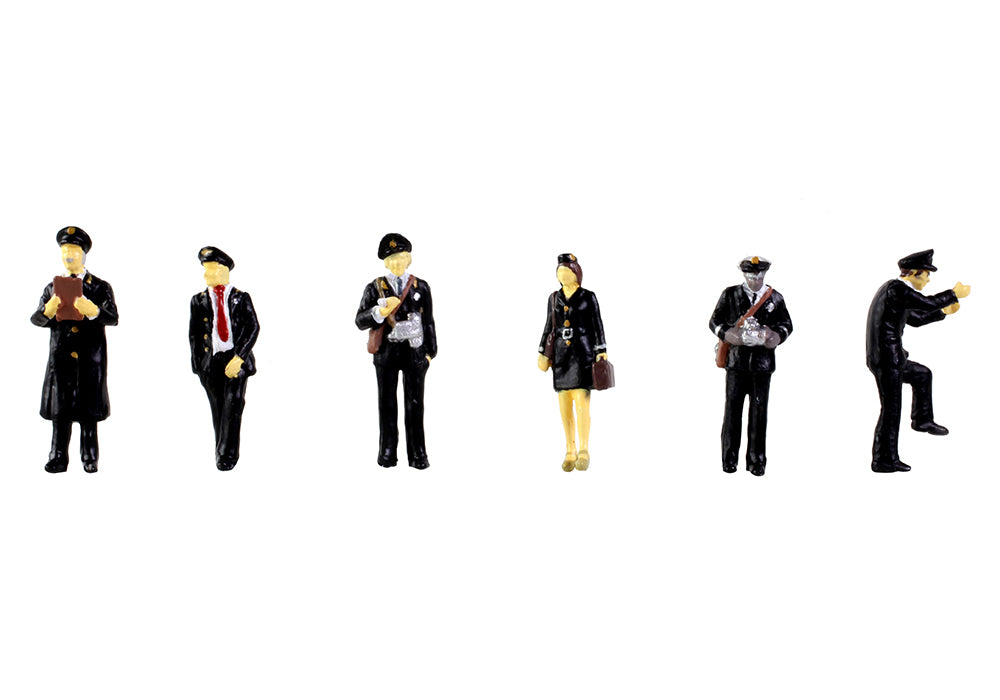 BACHMANN 36-423 1980S BUS CREW AND INSPECTOR OO SCALE FIGURES