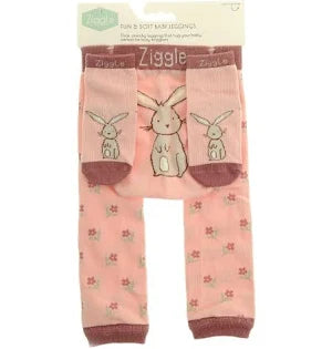 ZIGGLE LEG4235 LEGGINGS & SOCKS BUNNIES AGE 6 - 12 MONTHS