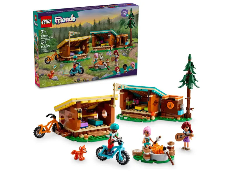 LEGO 42624 FRIENDS ADVENTURE CAMP COZY CABINS