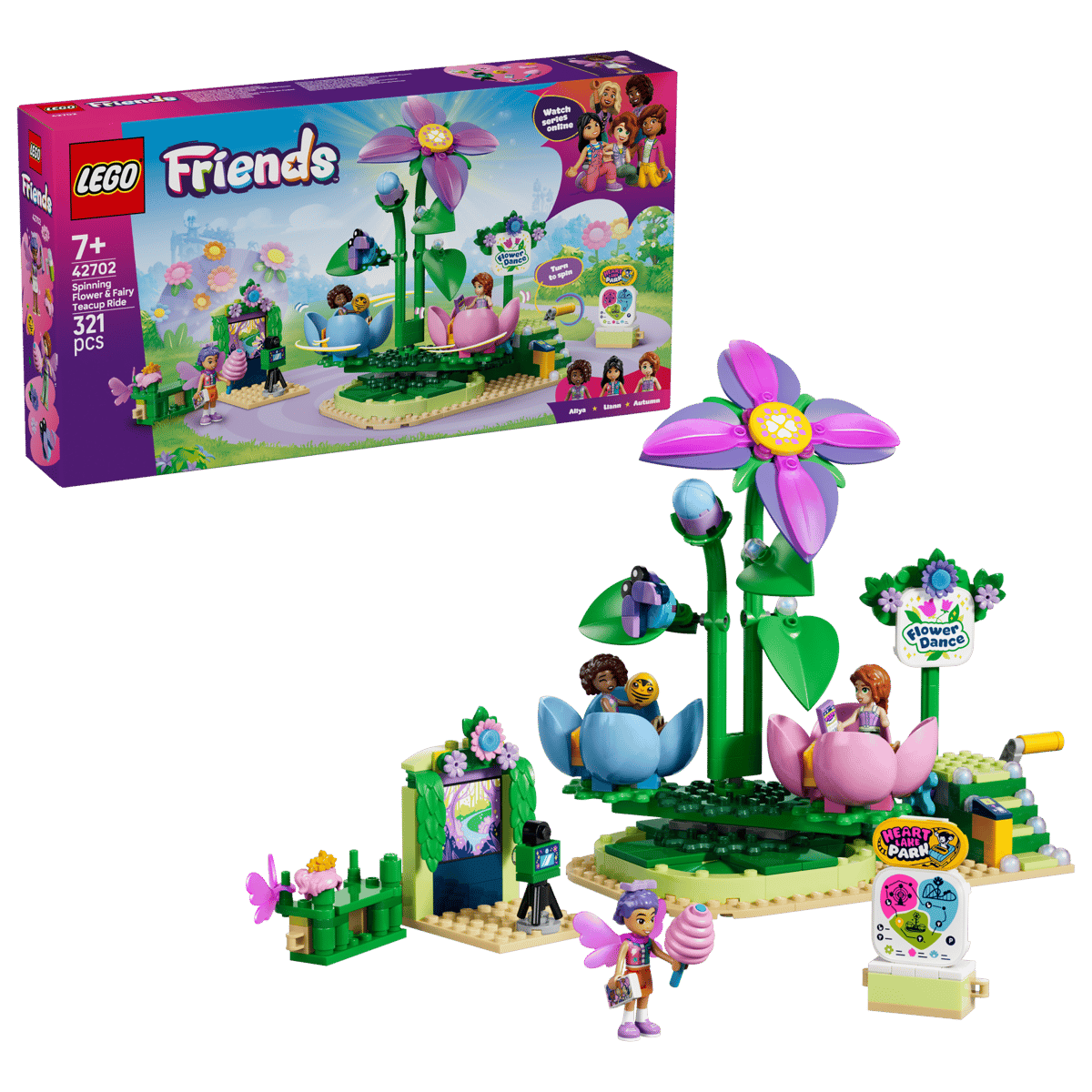 ** SALE 20% OFF ** LEGO 42702 FRIENDS SPINNING FLOWER AND FAIRY TEACUP RIDE