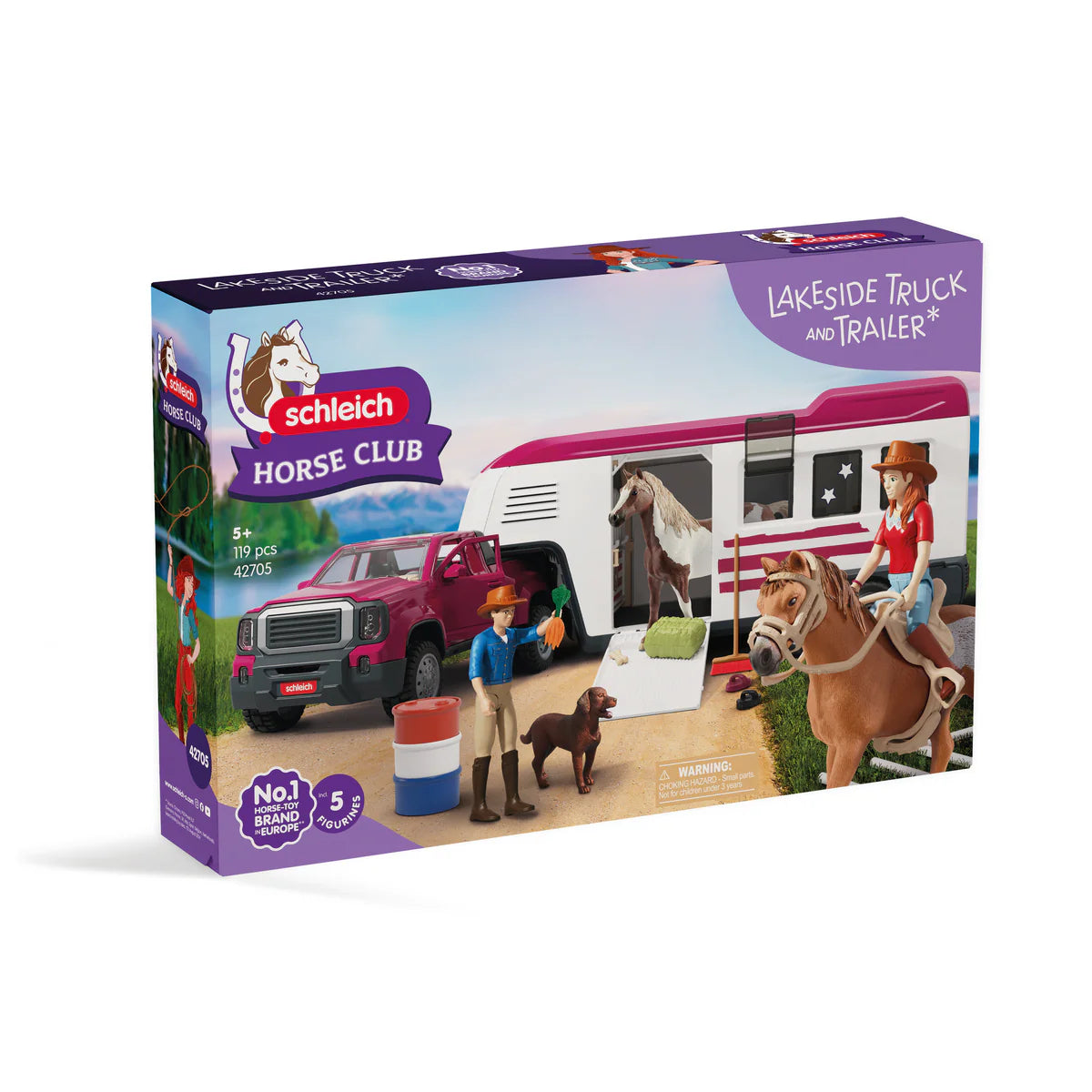 SCHLEICH 42705 HORSE CLUB LAKESIDE TRUCK AND TRAILER