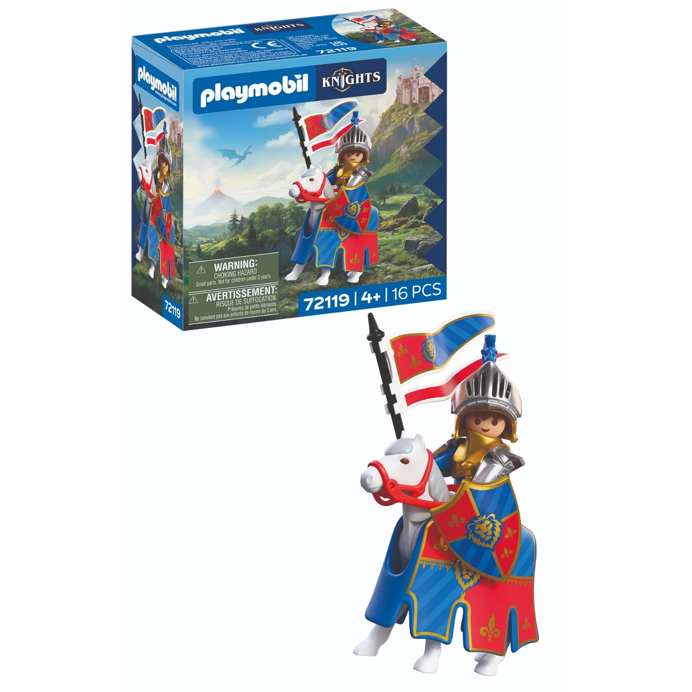PLAYMOBIL 72119 KNIGHTS LION KNIGHT LEADER