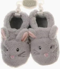 ZIGGLE SHOE4327 SLIPPERS BUNNIES 6 - 12 MONTHS