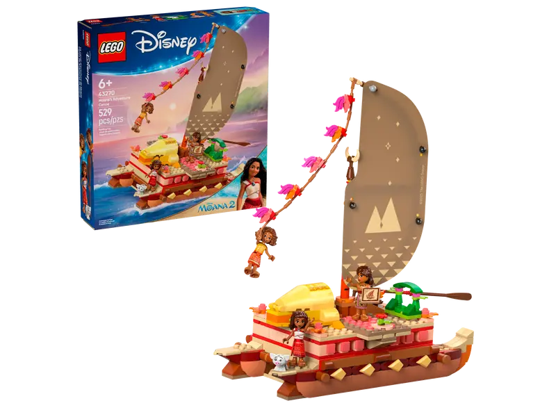 LEGO 43270 DISNEY MOANAS ADVENTURE CANOE