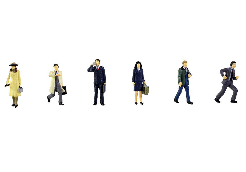 BACHMANN 36-433 1980S COMMUTERS OO SCALE FIGURES