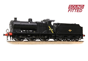 BACHMANN 31-884ASF MR 3835 (4F) with Fowler Tender 43982 BR Black (Late Crest) Sound Fitted Loco