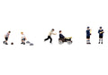 BACHMANN 36-435 POST WAR ERA SCHOOLBOYS PLAYING OO SCALE FIGURES