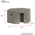 SCENECRAFT 44-0165 PILL BOX  OO SCALE