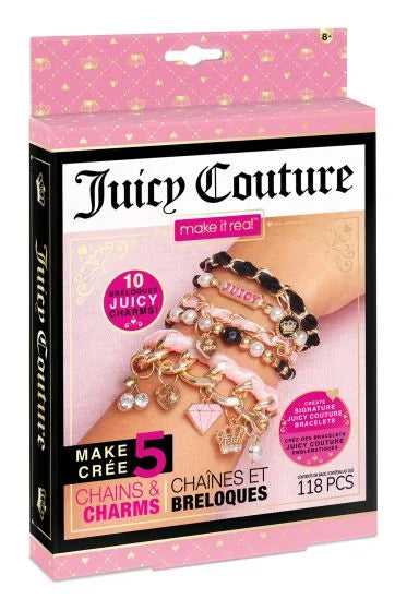 MAKE IT REAL 4431 JUICY COUTURE CHAINS & CHARMS BRACELETS
