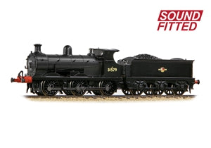 GRAHAM FARISH 372-778SF SE&CR C Class 31579 BR Black (Late Crest)  N Gauge Loco Sound Fitted