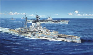 TRUMPETER 05379 British Royal Navy HMS Resolution Battleship 1/700 SCALE