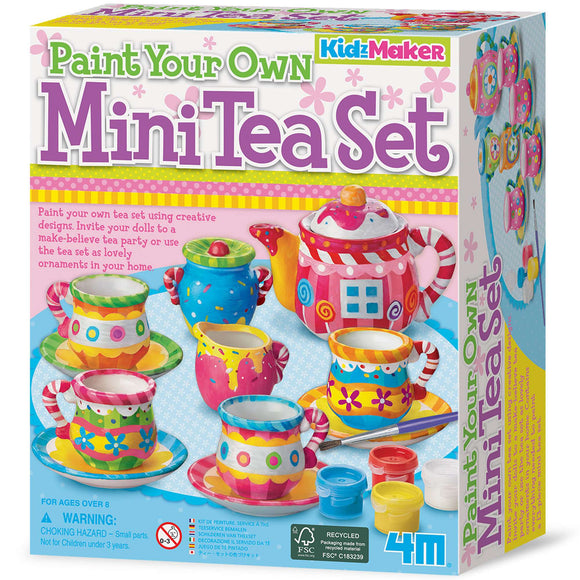 4M KIDZ MAKER 4541 PAINT YOUR OWN TEA SET