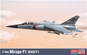 ACADEMY  French Air Force Mirage F1 Fighter & Attack Aircraft  1/144TH SCALE