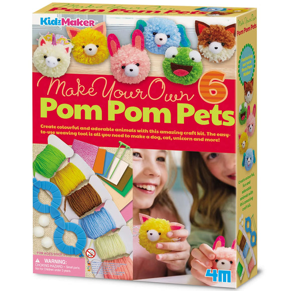 4M 4760 MAKE YOUR OWN POM POM PETS
