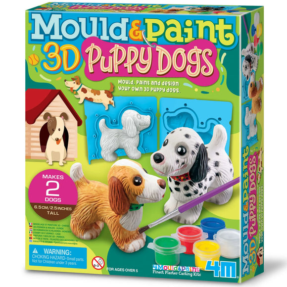 4M 4784 MOULD & PAINT 3D PUPPY DOGS
