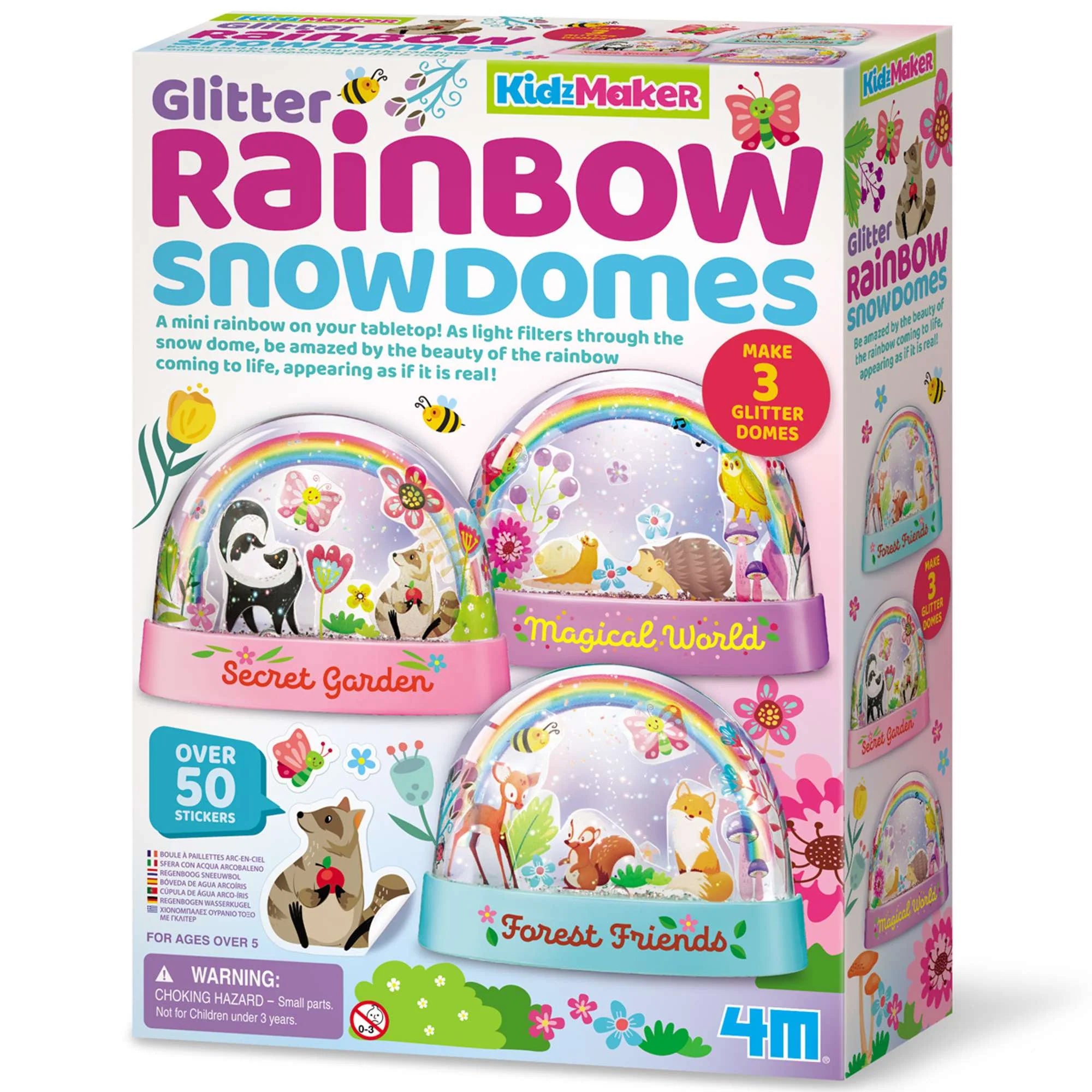 4M KIDZ MAKER 4795 RAINBOW SNOW DOMES