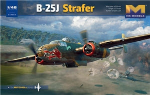 HK MODELS 01F009 USAAF B-25J Mitchell 'Strafer' Bomber Aircraft.  1:48 Scale